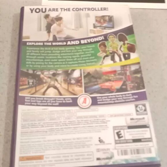 🩷Kinect Adventures! XBOX 360 Video Game Action Kids. Calibration Card Inc - Picture 4 of 4